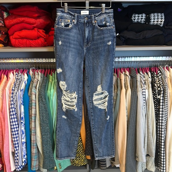 Pistola blue distressed jeans size 26 - Picture 1 of 3